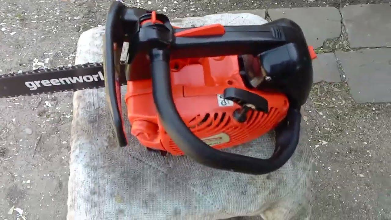 БЕНЗОПИЛА SunGarden Beaver 3614 копия ECHO CS-350TES испытание после сборки. смотреть онлайн