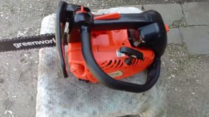 БЕНЗОПИЛА SunGarden Beaver 3614 копия ECHO CS-350TES испытание после сборки.