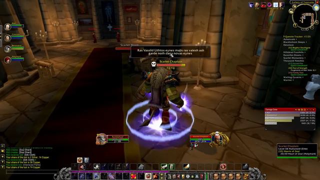 Let's Play World of Warcraft - The Burning Crusade Classic - Warrior - Scarlet Monastery Library смотреть онлайн