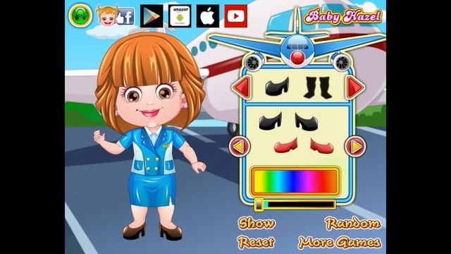 Dress Up Like A Postwoman | Baby Hazel Dress Up Games | Girls Makeover Games смотреть онлайн