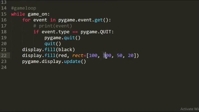 Pygame Tutorial in Hindi! drawing our first snake! смотреть онлайн