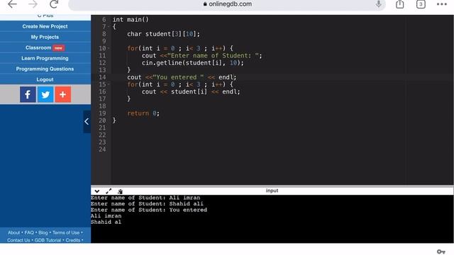 Multidimensional Char Array смотреть онлайн