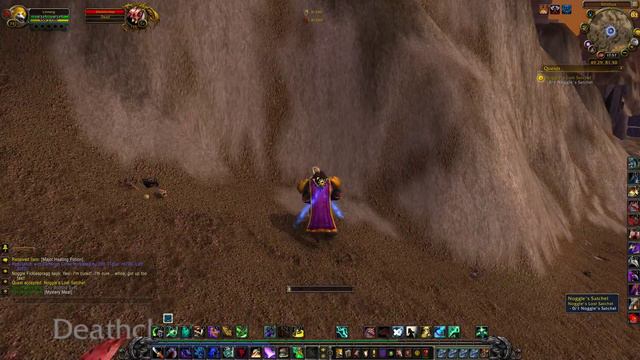 Noggle's Lost Satchel Quest ID 8282 Playthrough Silithus смотреть онлайн