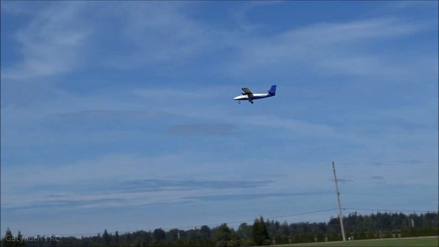 Windy Day Flight With Wild Bill Flynn's E-flite Twin Otter 1.2m BNF Basic Foam RC Plane смотреть онлайн