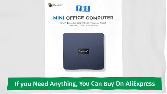 Beelink Mini S Mini PC Intel 11th Gen Jasper Lake N5095 смотреть онлайн