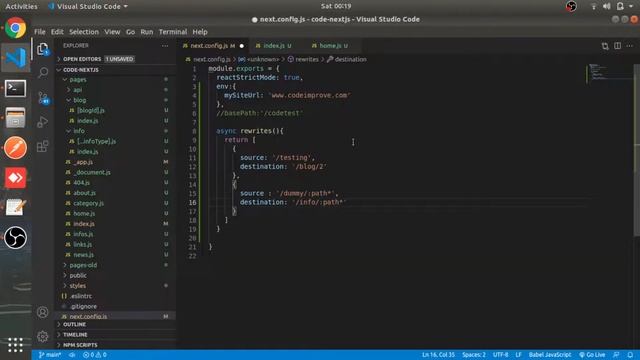 Next Js Config | next.config.js | #22 | Next js tutorial in Hindi смотреть онлайн