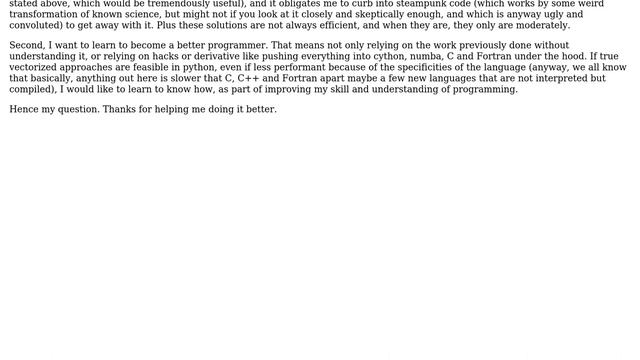 Software Engineering: apart of using Numpy/Scipy/Pandas, how can I vectorize code in python смотреть онлайн