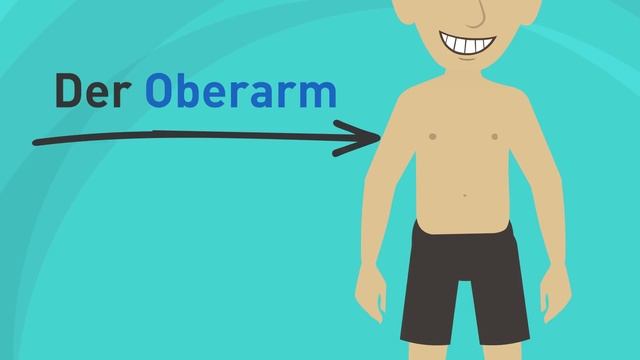 Deutsch Lernen A1 | Die Körperteile | Wortschatz | Quiz | @hallodeutschschule