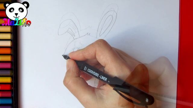How to draw a Cute Bunny Rabbit | Как нарисовать милого зайку / кролика | Рисунки для срисовки смотреть онлайн
