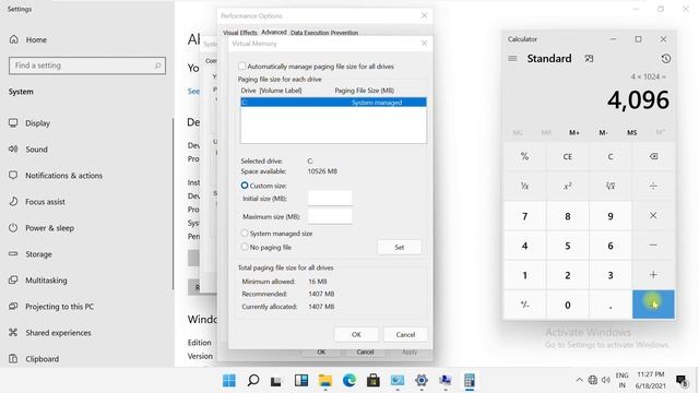 How to Set Virtual Memory Windows 11 | Increase RAM & Speed up Windows 11 | Adjust Paging Memory смотреть онлайн