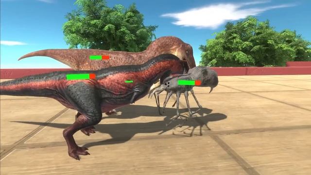 Dinosaurs Hunting Giant Komodo Dragon - Animal Revolt Battle Simulator смотреть онлайн