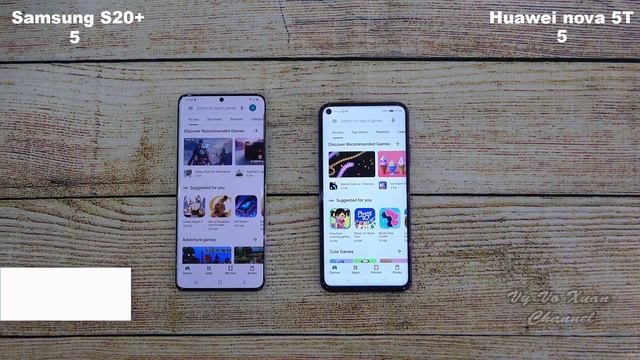 Samsung Galaxy S20+ vs Huawei nova 5T | SpeedTest and Camera comparison смотреть онлайн