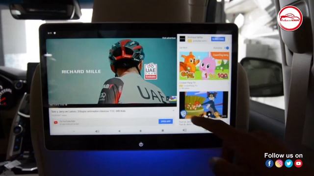 REAR SEAT ENTERTAINMENT SCREEN for LAND CRUISER 2022! смотреть онлайн