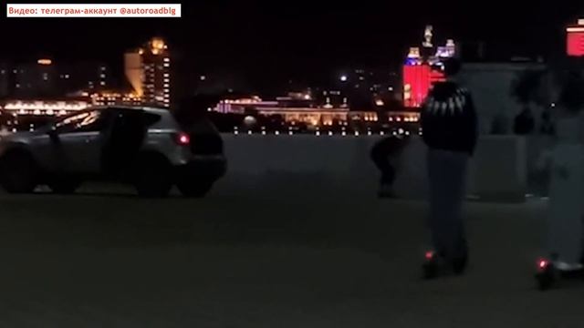 Дерзкий лихач завершил гонки по Благовещенску, припарковавшись на набережной смотреть онлайн