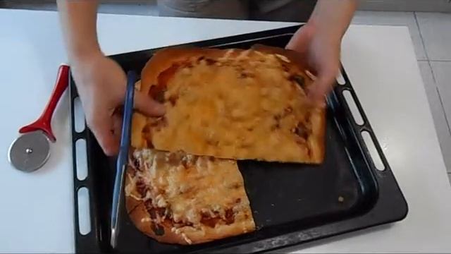 Как быстро нарезать пиццу смотреть онлайн