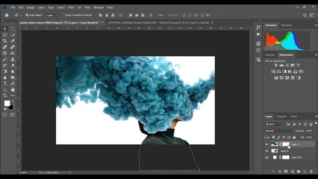 Photoshop Tutorial(Smoke Effect)----(آموزش فتوشاپ( ساخت افکت دود смотреть онлайн
