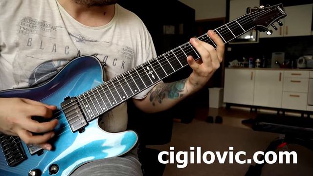 Schecter Hellraiser Hybrid PT-7 UV Review & Demo смотреть онлайн