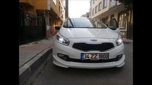 KİA CEED GÜNDÜZ FARI LED BEYİN DEGİŞİMİ ÇALIŞMAMIZ 05435054892