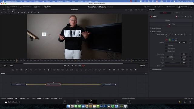 Simple Object Removal in Davinci Resolve 16 смотреть онлайн