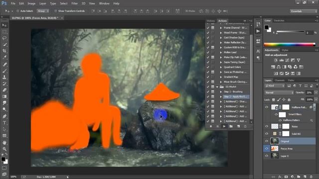 Photoshop CS6 Tutorial - Actions Sketch Effect смотреть онлайн