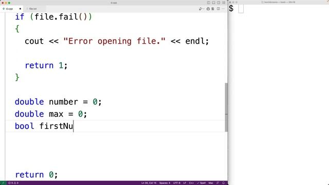 Find The Largest Number In A File | C++ Example смотреть онлайн