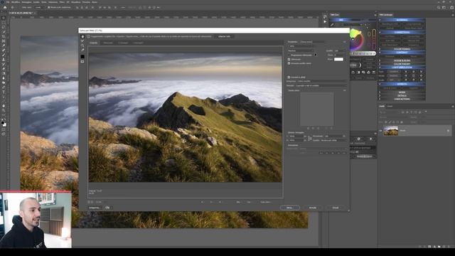 Come esportare una foto per il WEB su PHOTOSHOP CC 2021 смотреть онлайн
