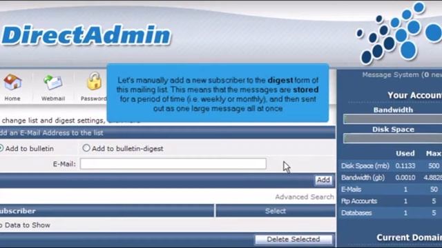 15) How to create a mailing list in Direct Admin by Gecko Websites смотреть онлайн