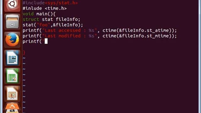 Printing File Attributes Using C Programming In Linux смотреть онлайн