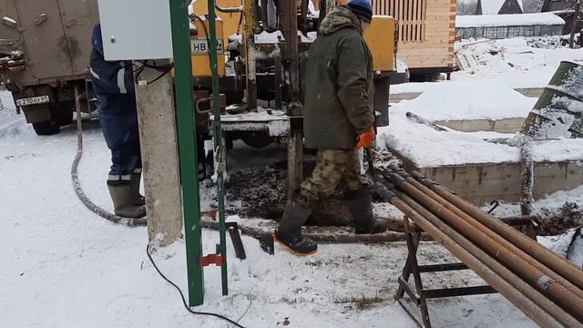 Бурение скважины в Конаковском районе. смотреть онлайн