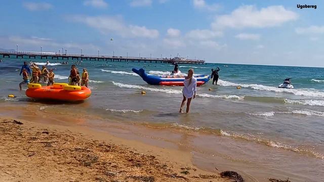 Анапа пляж в Витязево / обзор смотреть онлайн