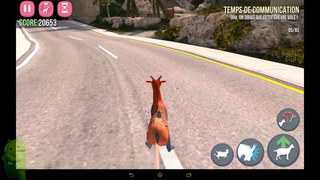 Goat Simulator sur Android 4.4.4 by QualQuek смотреть онлайн