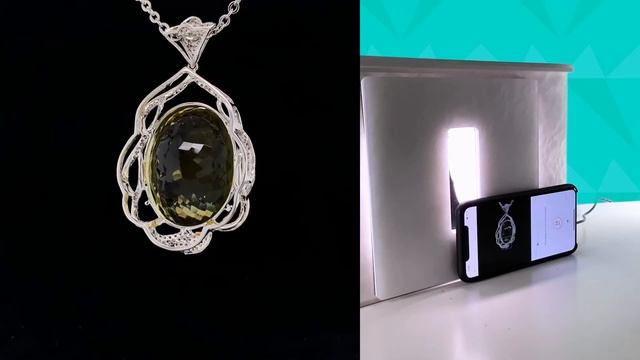 How to Capture a Yellow Stone Pendant on Black Background смотреть онлайн