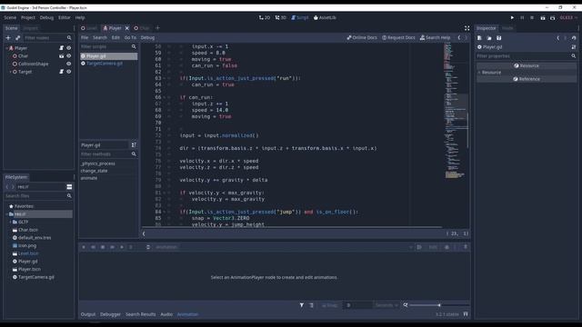 Godot 3rd Person Character Controller смотреть онлайн