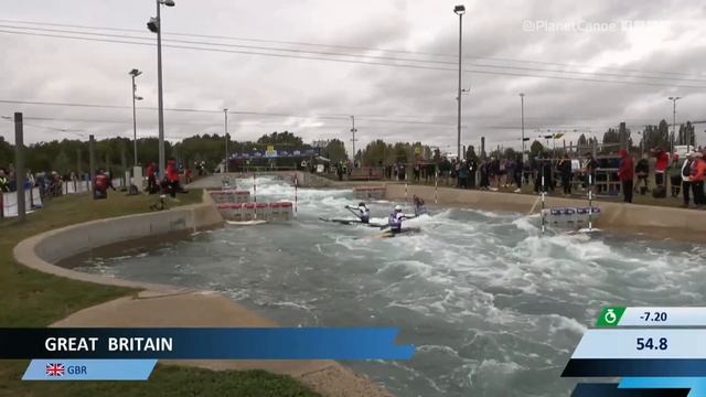 Men's Canoe Teams Top 3 / 2023 ICF Canoe-Kayak Slalom World Championships Lee Valley смотреть онлайн