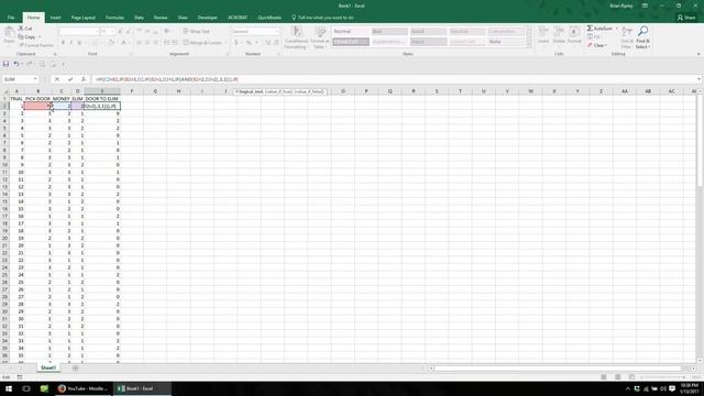 Monty Hall Problem in Excel - Proving you should switch doors смотреть онлайн