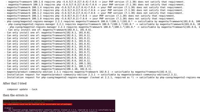 Magento: Error while upgrading Magento 2.2.6 to 2.3.1 смотреть онлайн