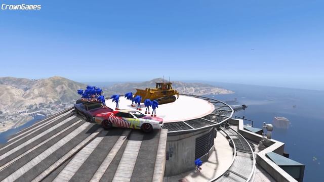 GTA 5 Sonic vs Mario Epic Ragdolls Ep.4 (Euphoria Physics) смотреть онлайн