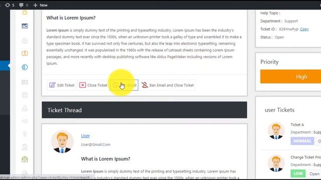 How to ban/unban user in the best Help Desk plugin for WordPress смотреть онлайн