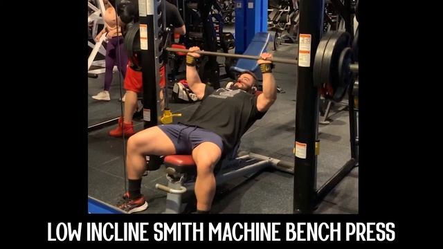 Exercise Tutorial - Low Incline Smith Machine Bench Press смотреть онлайн