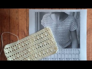 МК Красивый и простой узор крючком