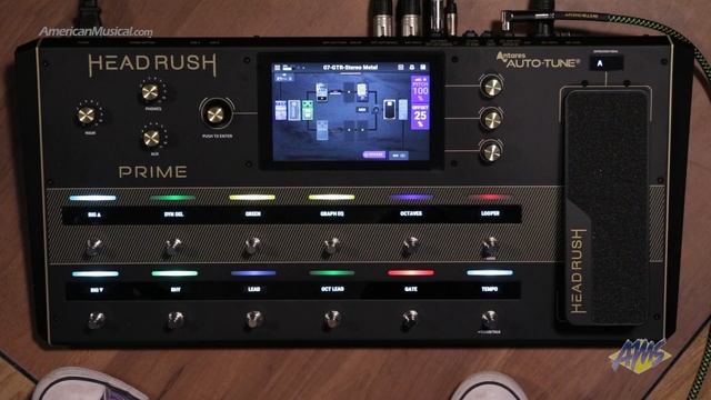 Headrush Prime DEMO - Guitar Effects/Amp Modeler & Vocal Processor w/Antares AutoTune & Amp Cloning смотреть онлайн