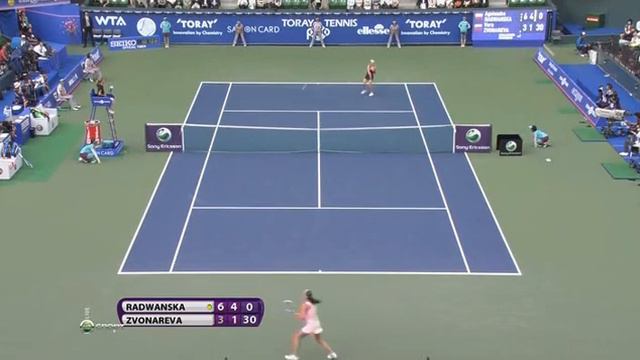 Шикарный теннис Звонаревой под конец смотреть онлайн