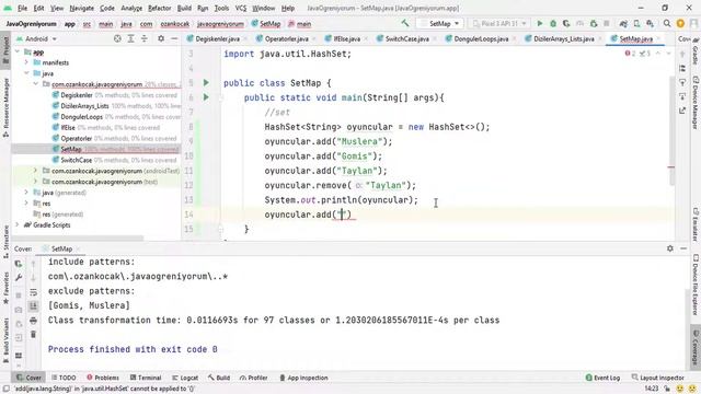 Android Mobil Programlama Dersleri Java & Kotlin #14 Java Set & Map #AndroidStudio #ÖĞRETİYORUM смотреть онлайн