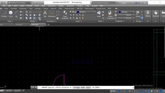 AutoCAD 2017 Simple Floor Plan Drawing Tutorial for Beginners Part 1 смотреть онлайн