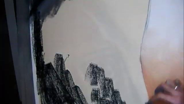 Time Lapse soft pastel drawing of a Friesian Sporthorse смотреть онлайн