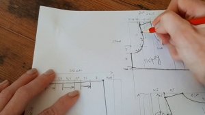 Построение и раскрой сарафана для девочки 6-7 лет 1 часть