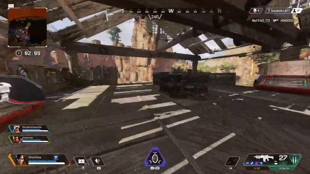 Bloodhound Main Playing Wraith - Apex Legends смотреть онлайн