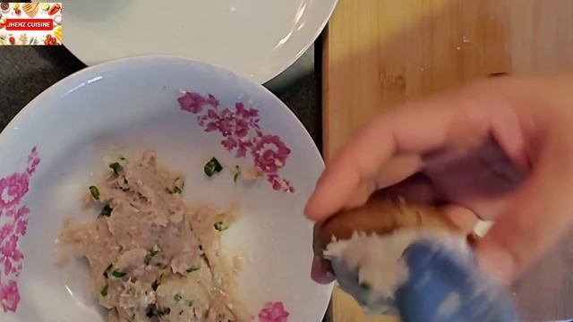 Stuffed Shiitake Mushroom with minced Fish смотреть онлайн