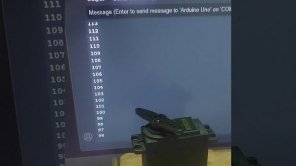 Сервопривод MG995-360 - демонстрация работы