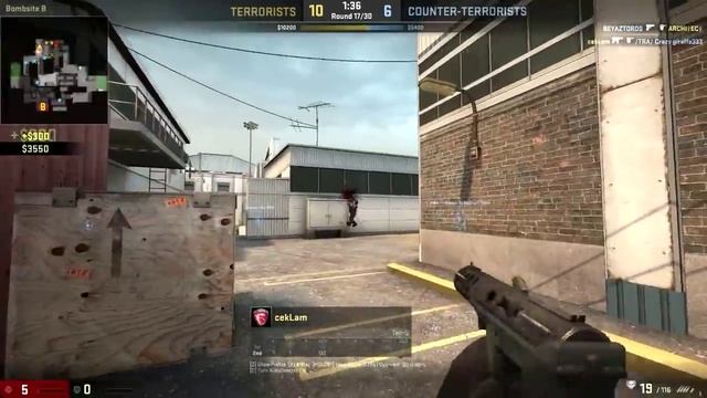CS:GO - ACE ON CACHE WITH TEC-9 [ 720p ] 60fps смотреть онлайн
